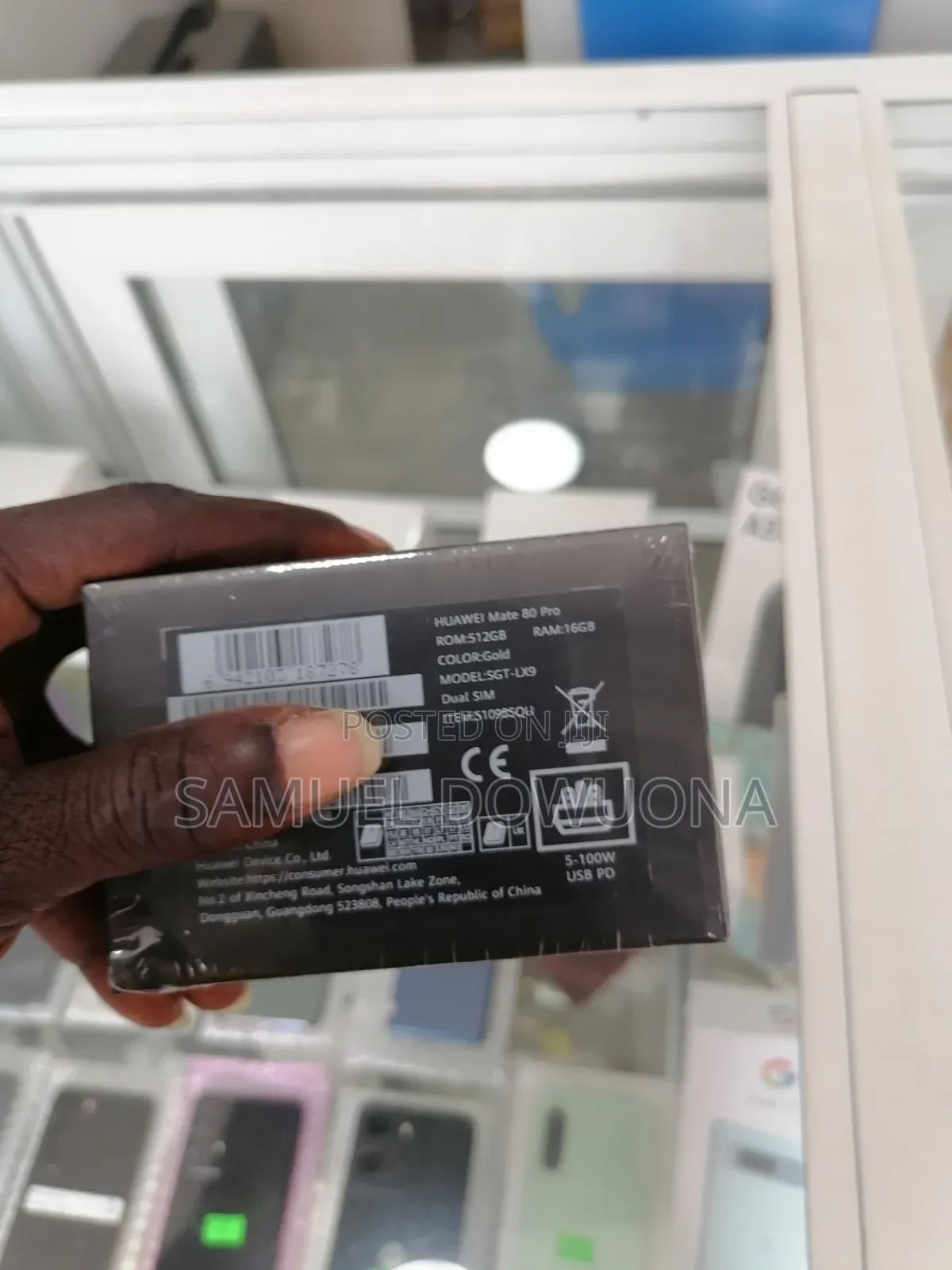 New Huawei Mate 80 Pro 5G 512 GB Gold
