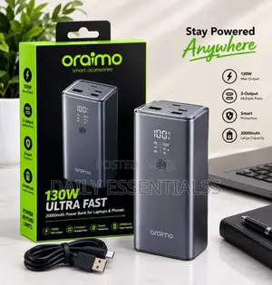 Oraimo PowerJet 130 130W Ultra Fast Power Bank