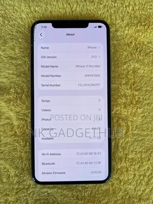 Apple iPhone 11 Pro Max 64 GB White