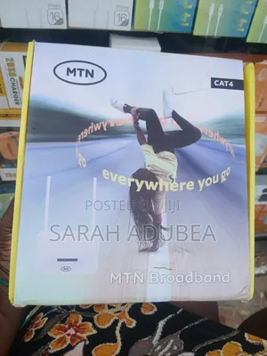 MTN Broadband 4G Router +Backup Battery