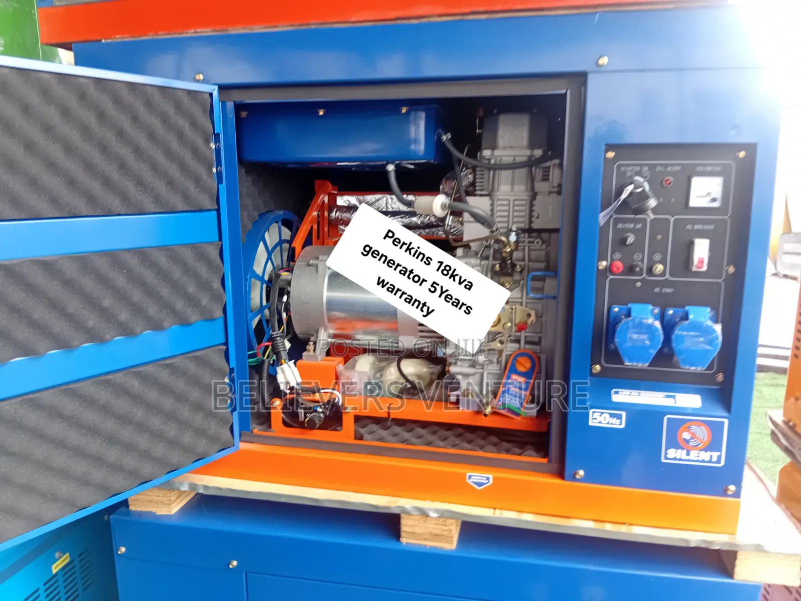 Perkins 18 kVA Generator – Heavy-Duty Fuel Efficient