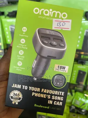 Oraimo Boulevard OCC-320 18W Car Charger Music Player