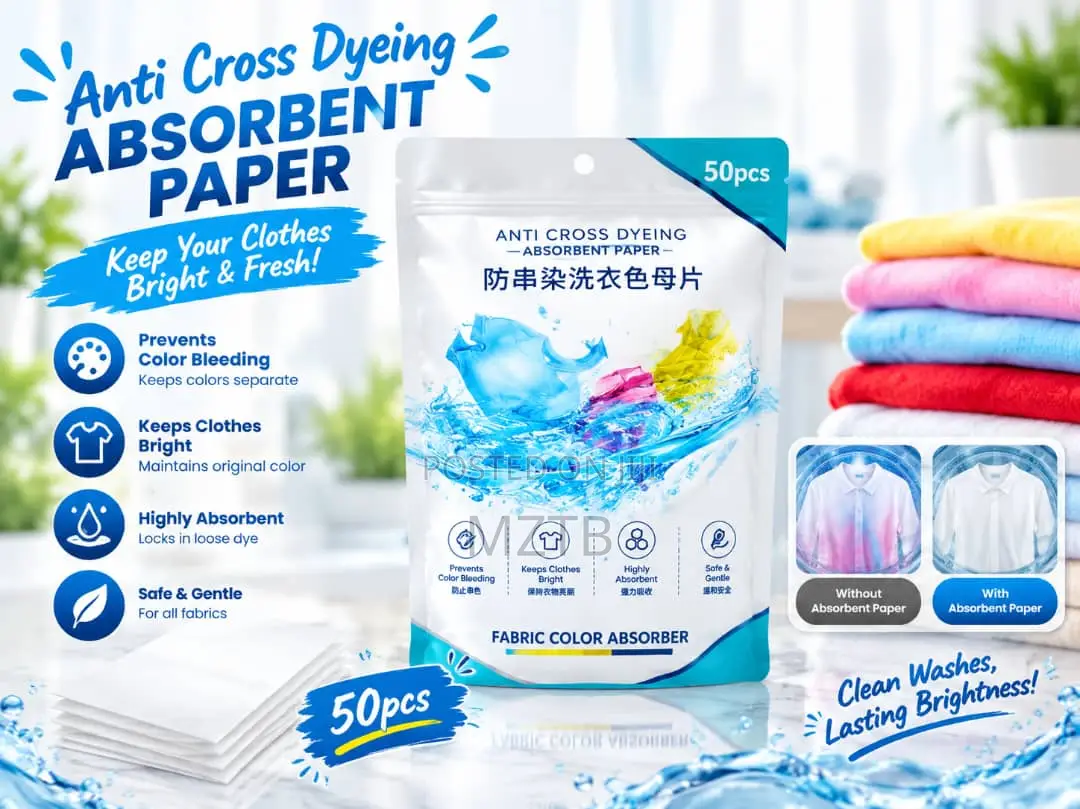 Laundry Color Catcher Dye Trapper Sheets - 50pcs