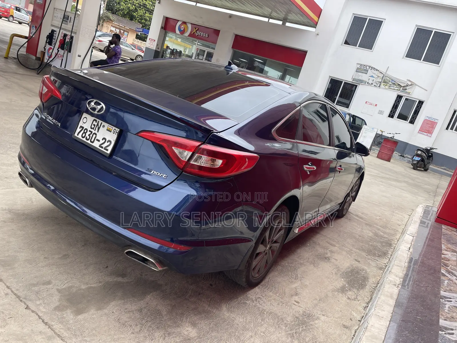 Hyundai Sonata Sport 2.0T Sedan FWD (2.0L 4cyl 6A) 2017 Blue