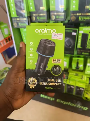 Oraimo Highway Dual USB Car Charger 10.5W – Fast Charging