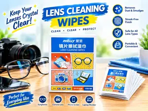 Spectacle Lens Phone Camera Cleansing Wipes - 100 Wipes