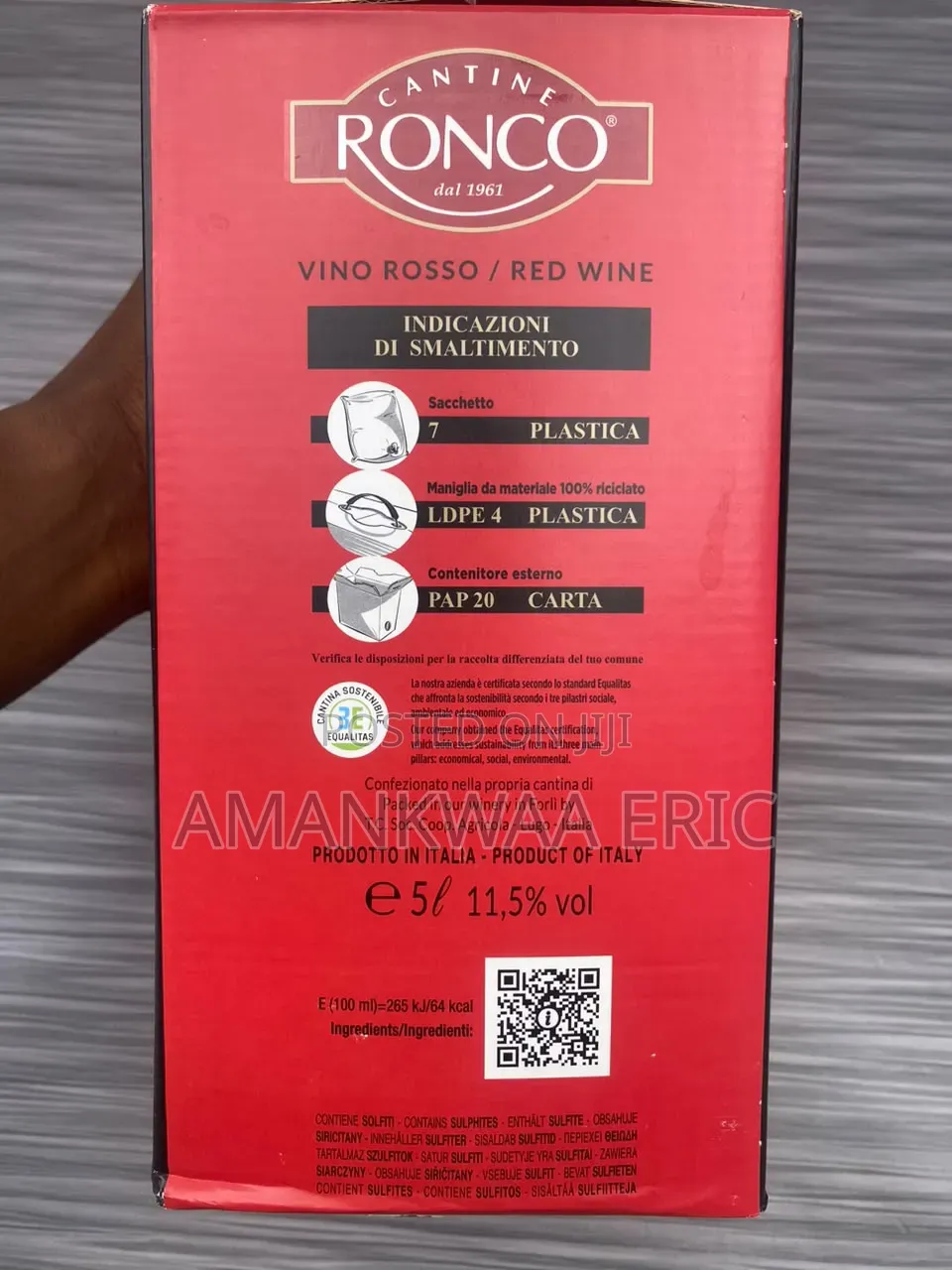 5 Litres Wine