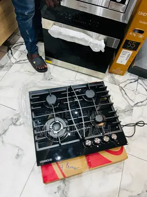 Choose Premium Kenwood 60cm Tempered Glass 4 Gas Hob 