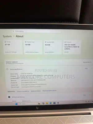 Laptop HP EliteBook 850 G5 16GB Intel Core i5 SSD 512GB