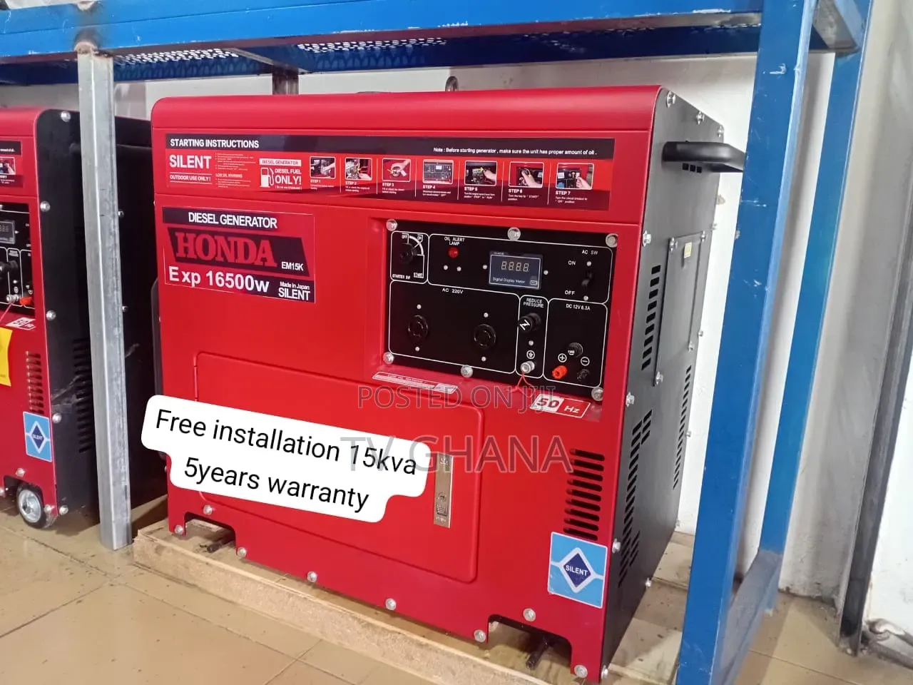 Honda 15kVA Powerful Generator – Heavy Duty Performance 15kva Genset