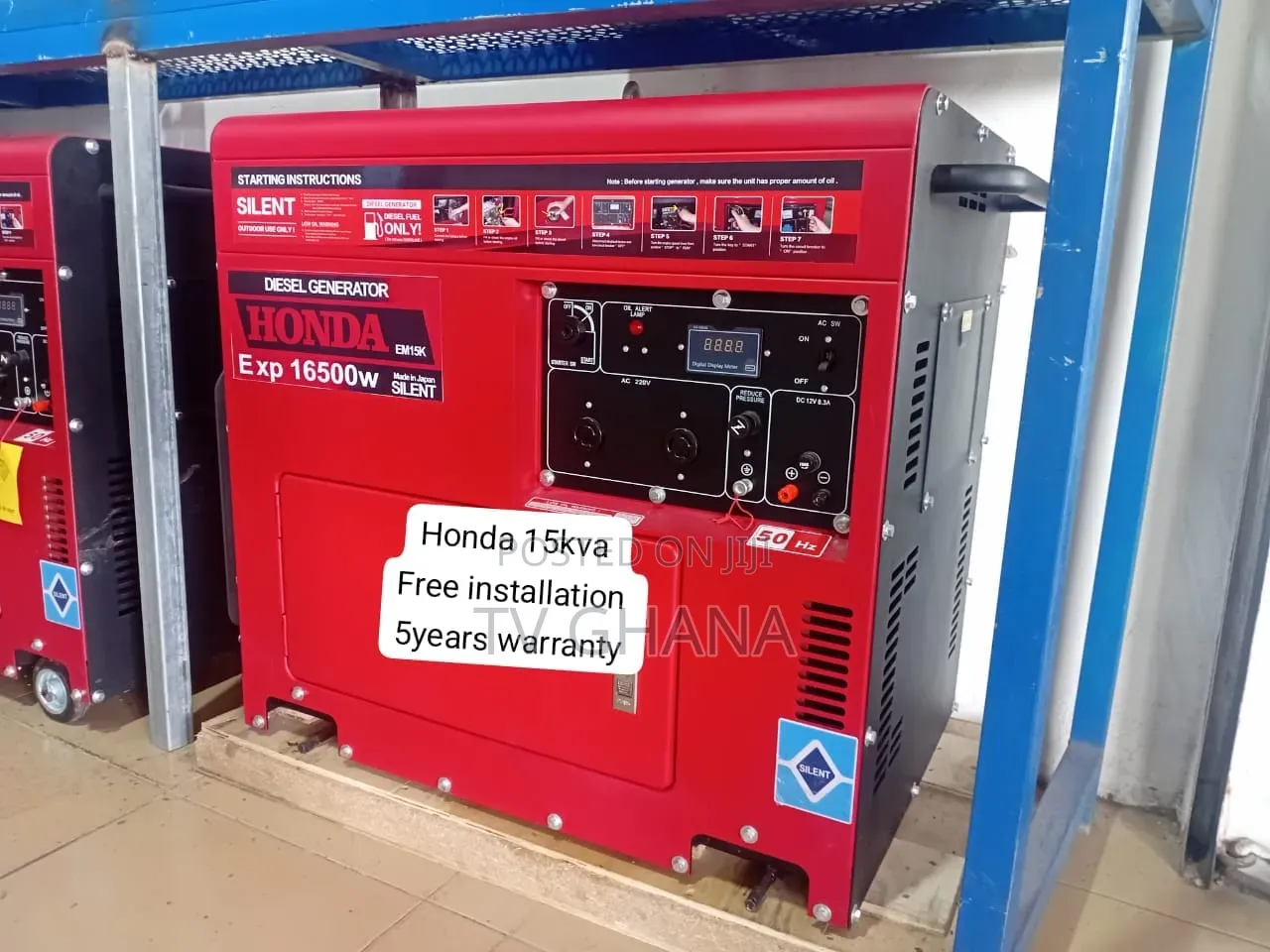Honda 15kVA Powerful Generator – Heavy Duty Performance 15kva Genset