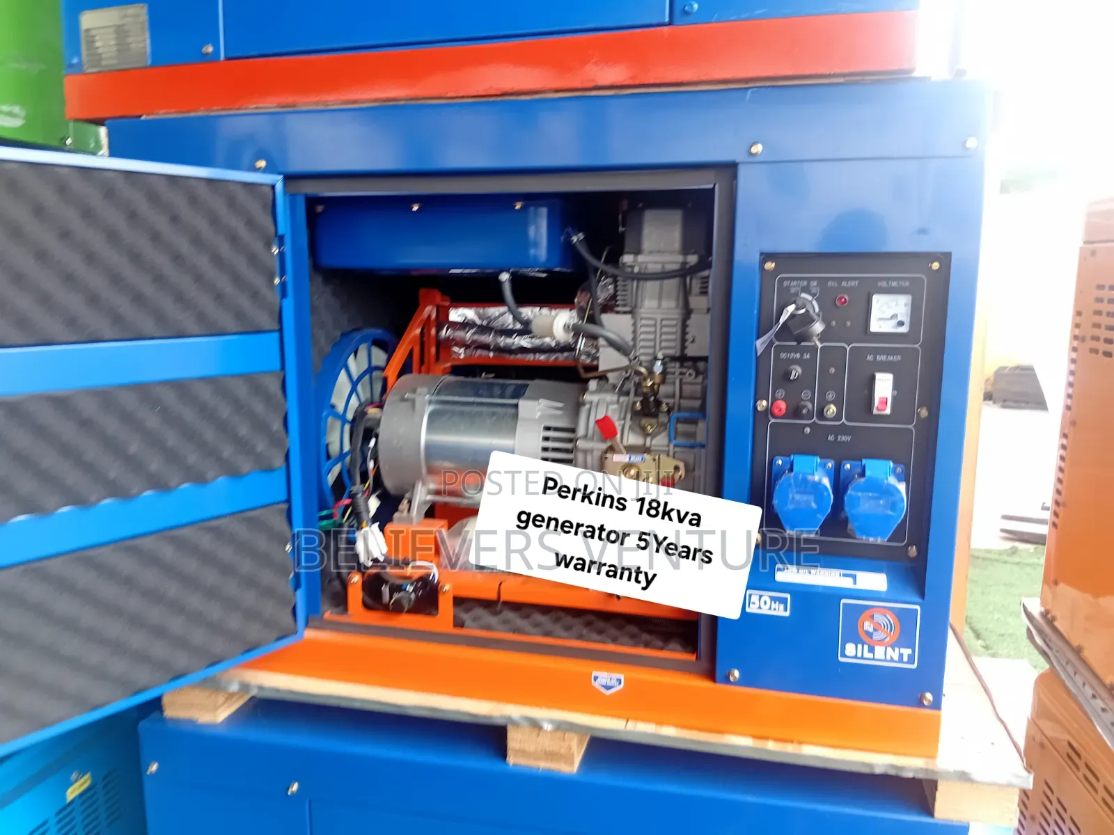 Perkins 18 kVA Silent Diesel Generator – Industrial Grade