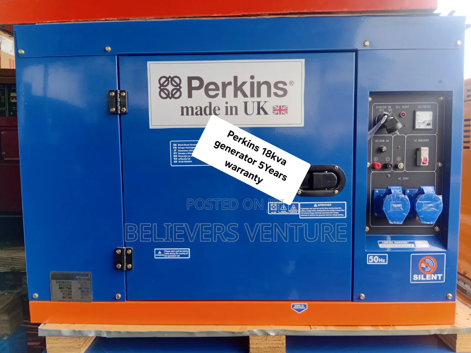 Perkins 18 kVA Diesel Generator – Powerful Reliable