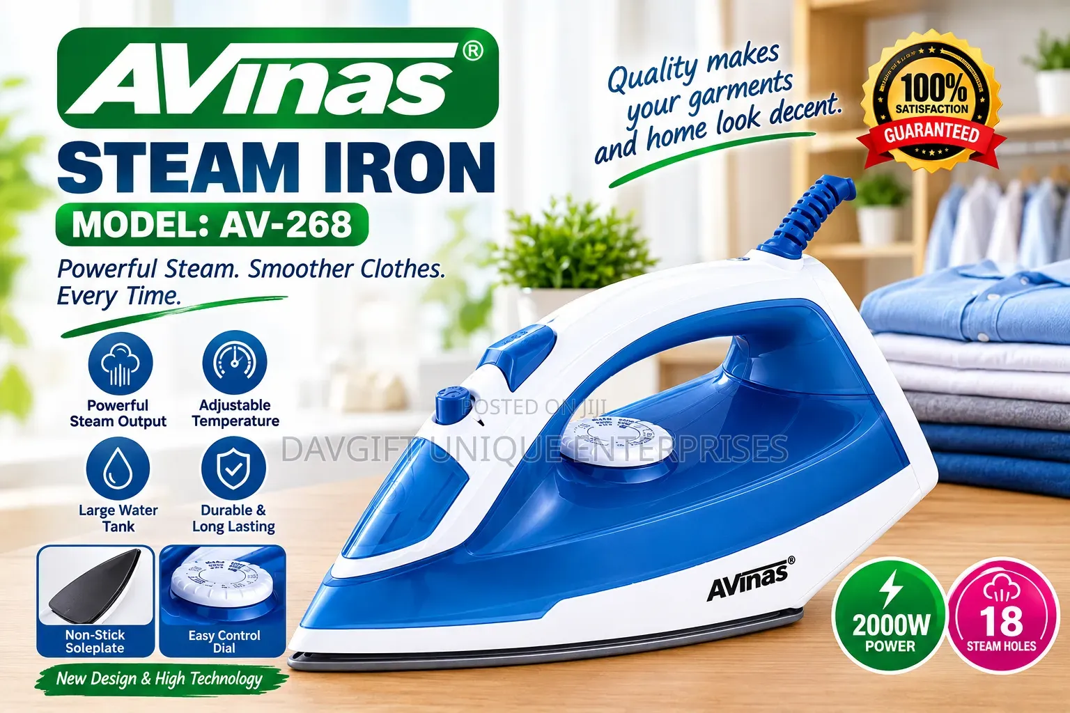 Avinaz Original Steam Iron