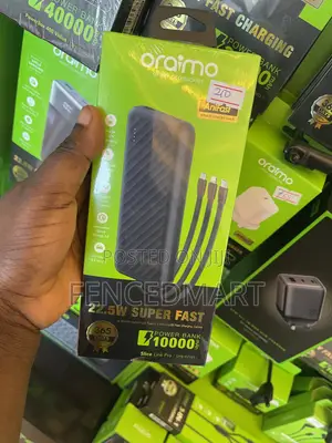 Oraimo Slice Link Pro 10000mAh Power Bank – 22.5W Super Fast Charging