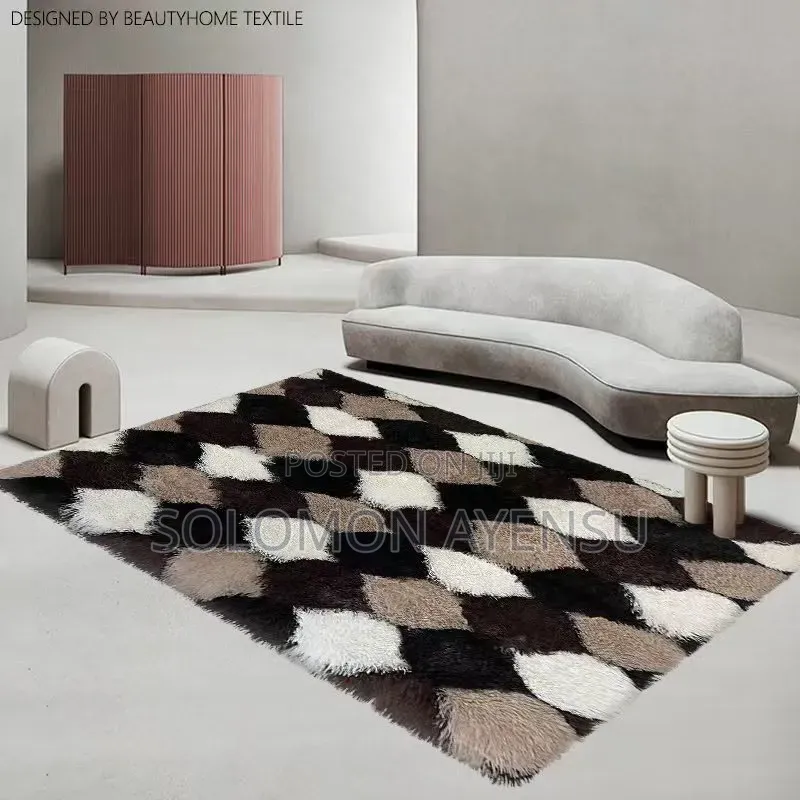 Diamond Pattern Living Room Rug