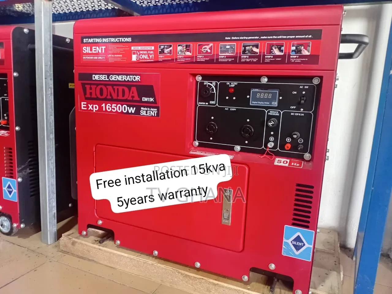 Honda 15kVA Genset – Quality, Powerful Durable Generator15kva