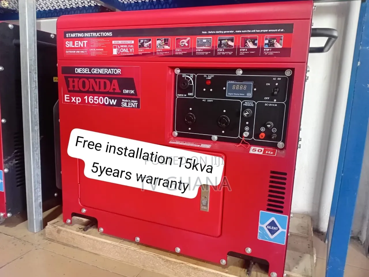 Honda 15kVA Genset – Quality, Powerful Durable Generator15kva