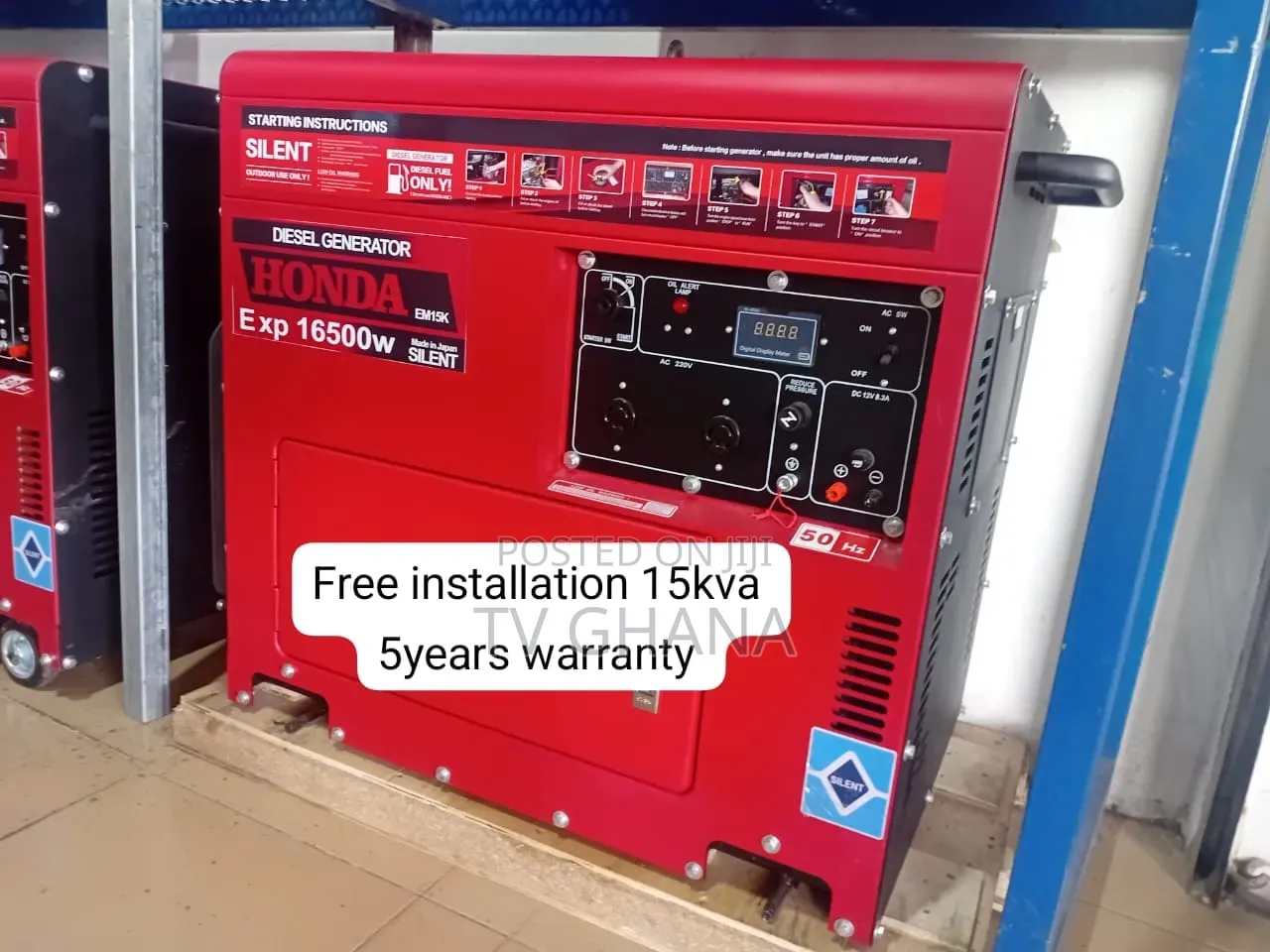 Honda 15kVA Genset for Sale – Efficient, Durable Reliable Power15kva
