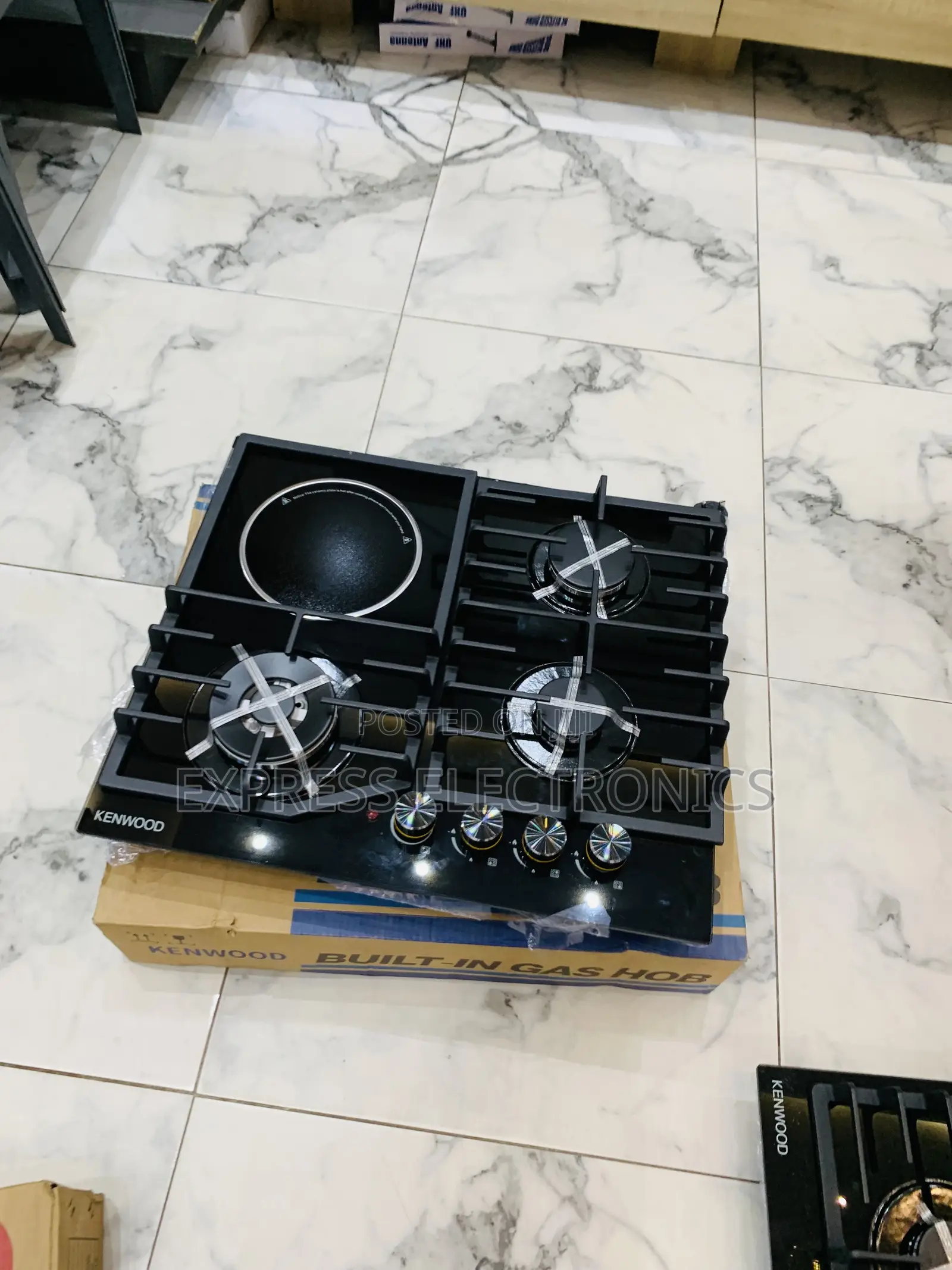 Call and Order Kenwood Gas Electric Cooker 3-1 60cm Black Built In