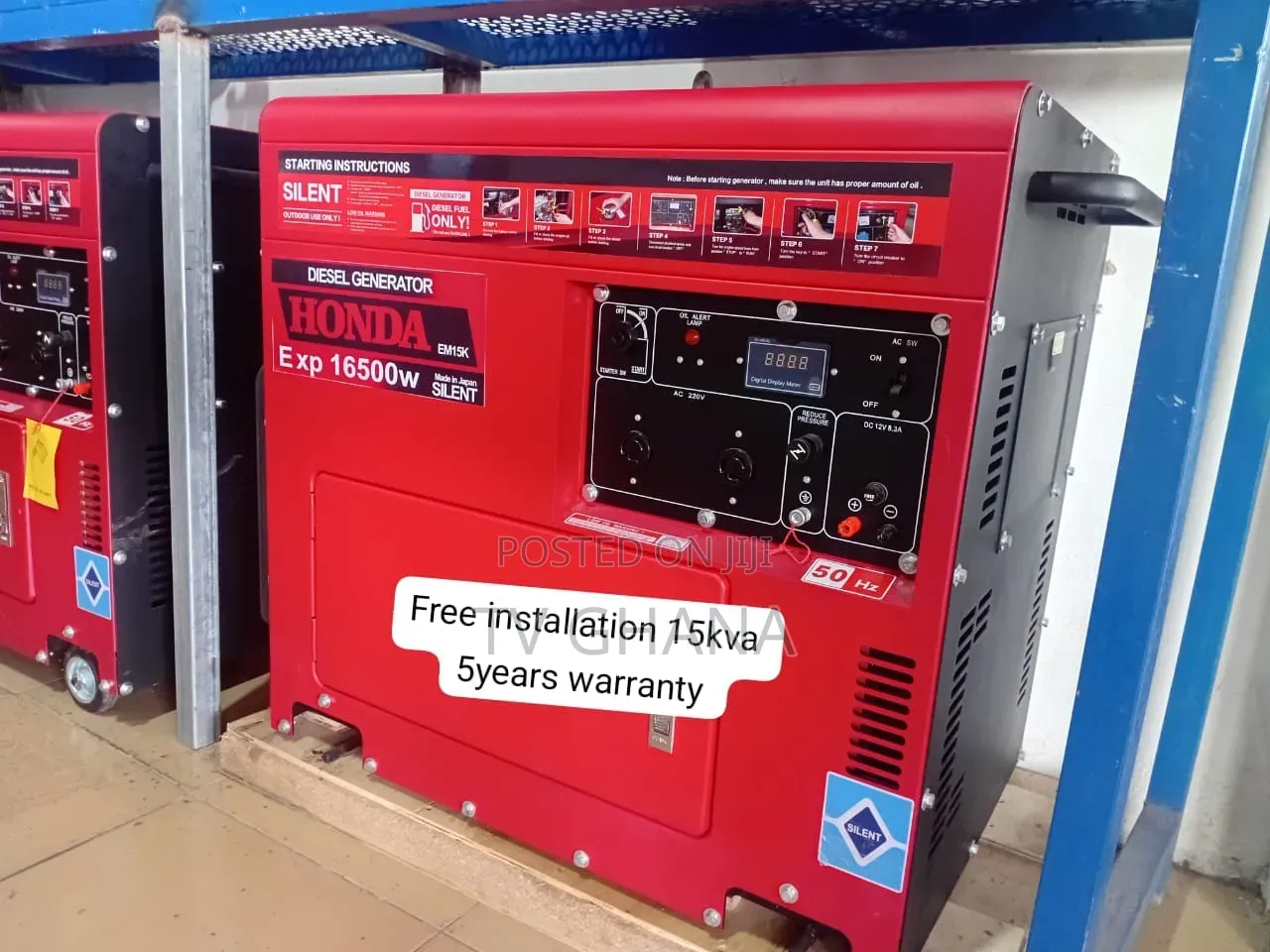 High Performance Honda 15kVA Generator – Built for Heavy Power 15kva
