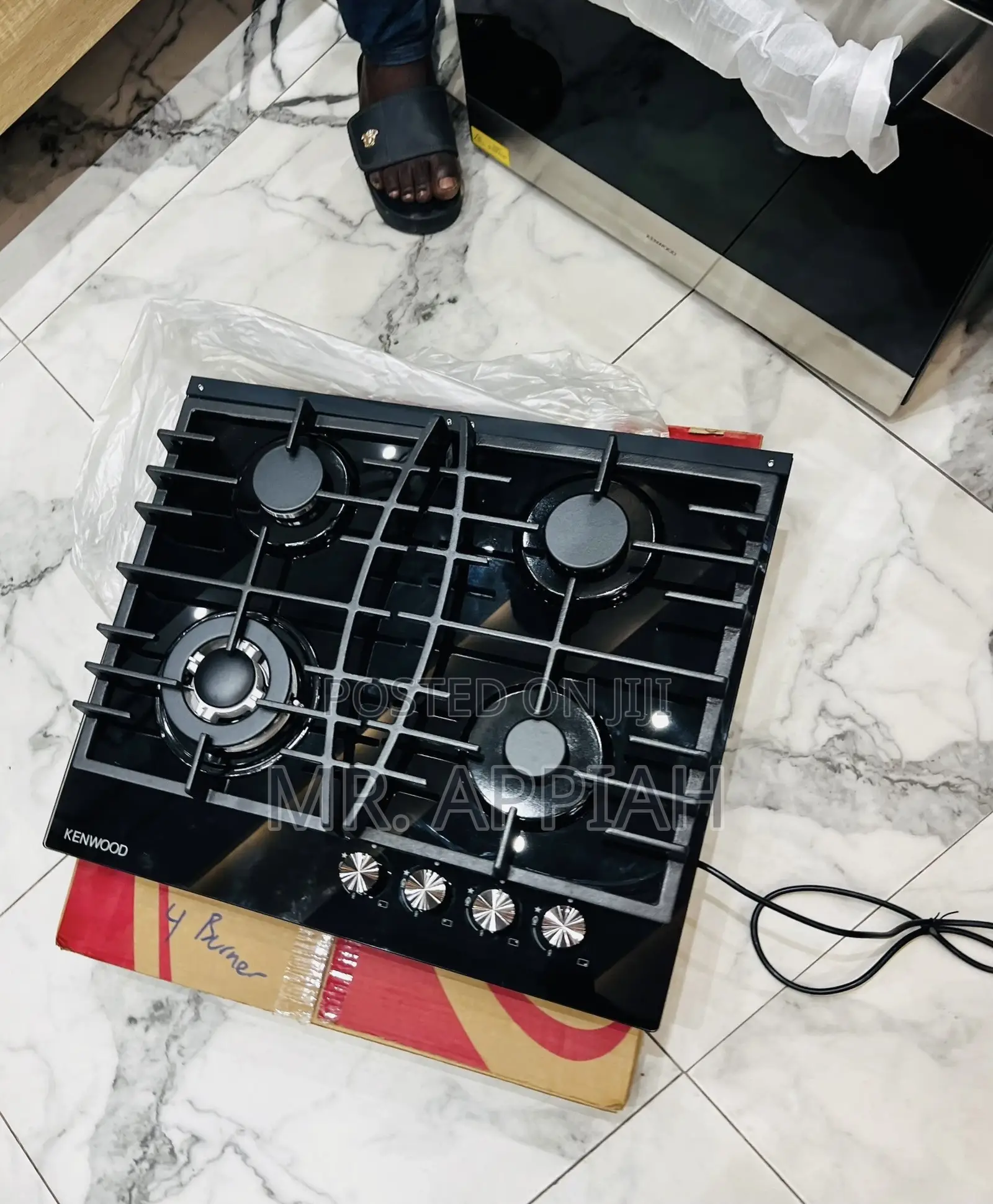 Extremely Classic Kenwood 60cm 4 Gas Built in Hob(Black) 