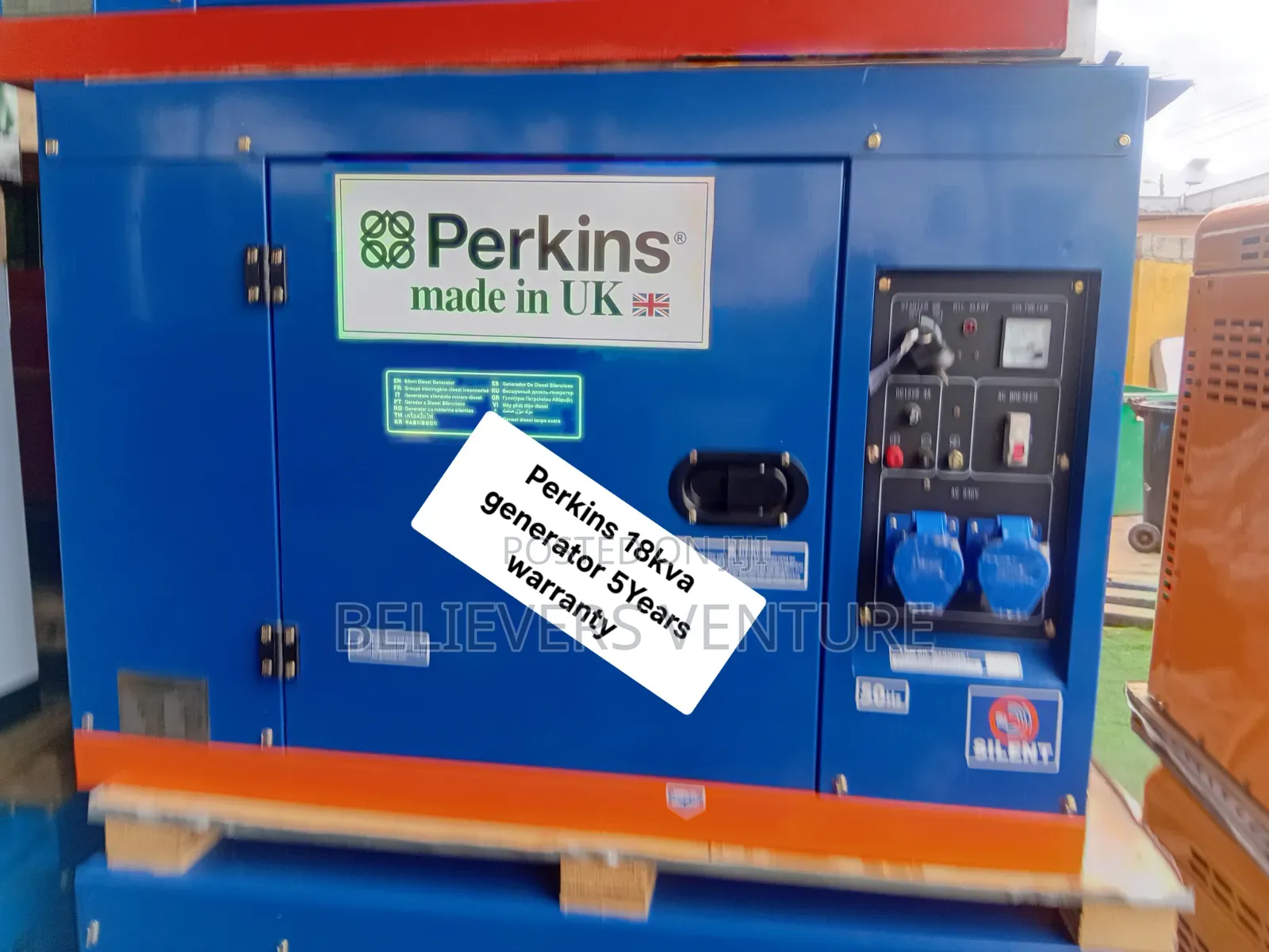 Perkins 18 kVA Diesel Genset – Strong Reliable Power