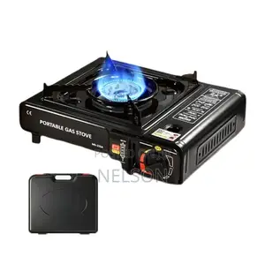 Morgan Black Single-Burner Portable Gas Stove Cassette
