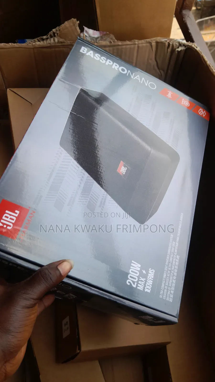 High-Quality JBL 8" Car Seat Under Subwoofer Available