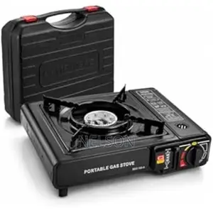 Morgan Black Single-Burner Portable Gas Stove Cassette