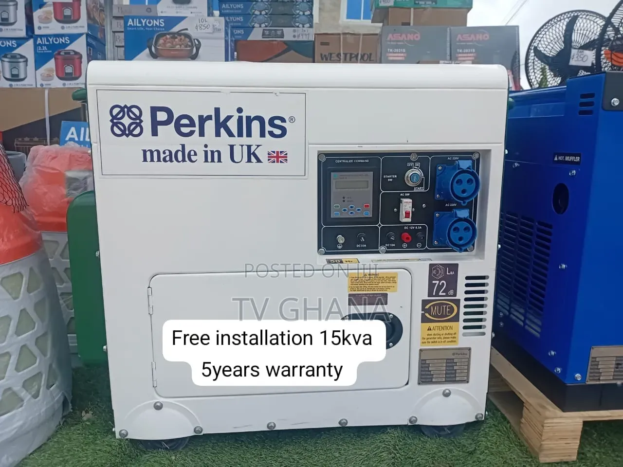 Perkins 15kVA Diesel Generator – Powerful, Reliable15kva