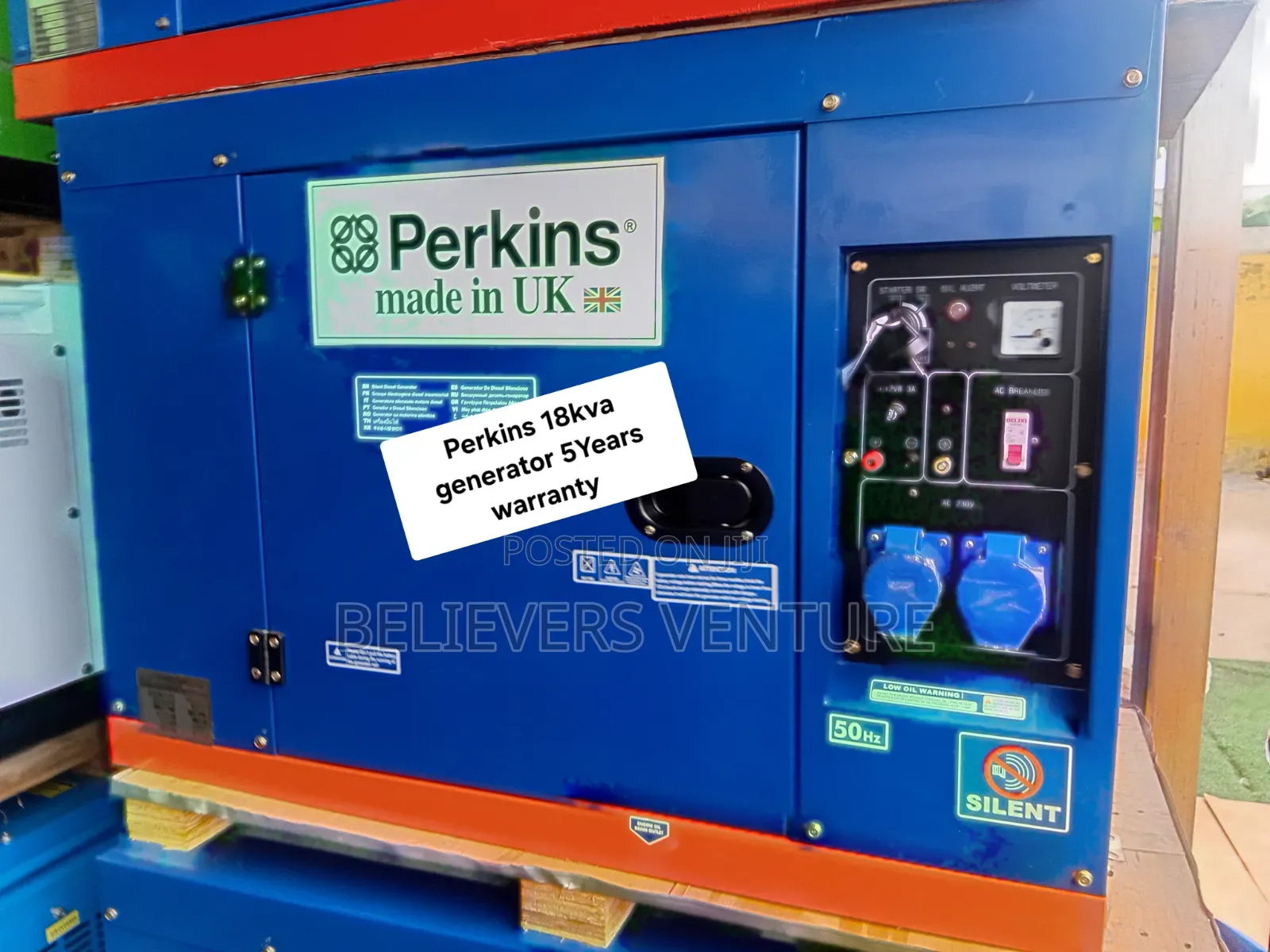 Perkins 18 kVA Diesel Generator – Heavy-Duty Power Solution