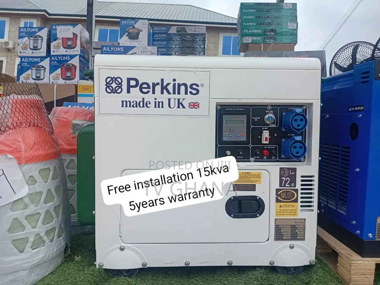 Perkins 15kVA Diesel Genset – Efficient Power Backup 15kva