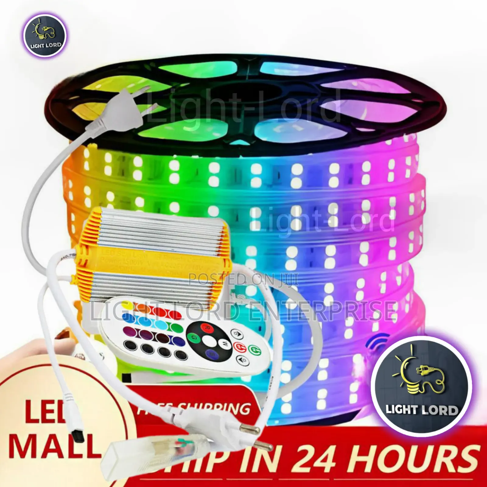 Shingard 50meters Muiti Color Rope Light
