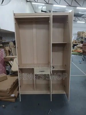 Wooden 3Door Wardrobe