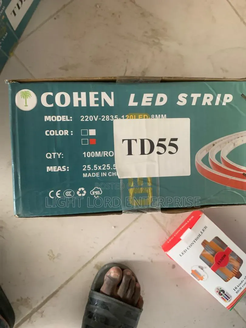 COHEN TD55 Sticker Rope Light Warm/White/Blue