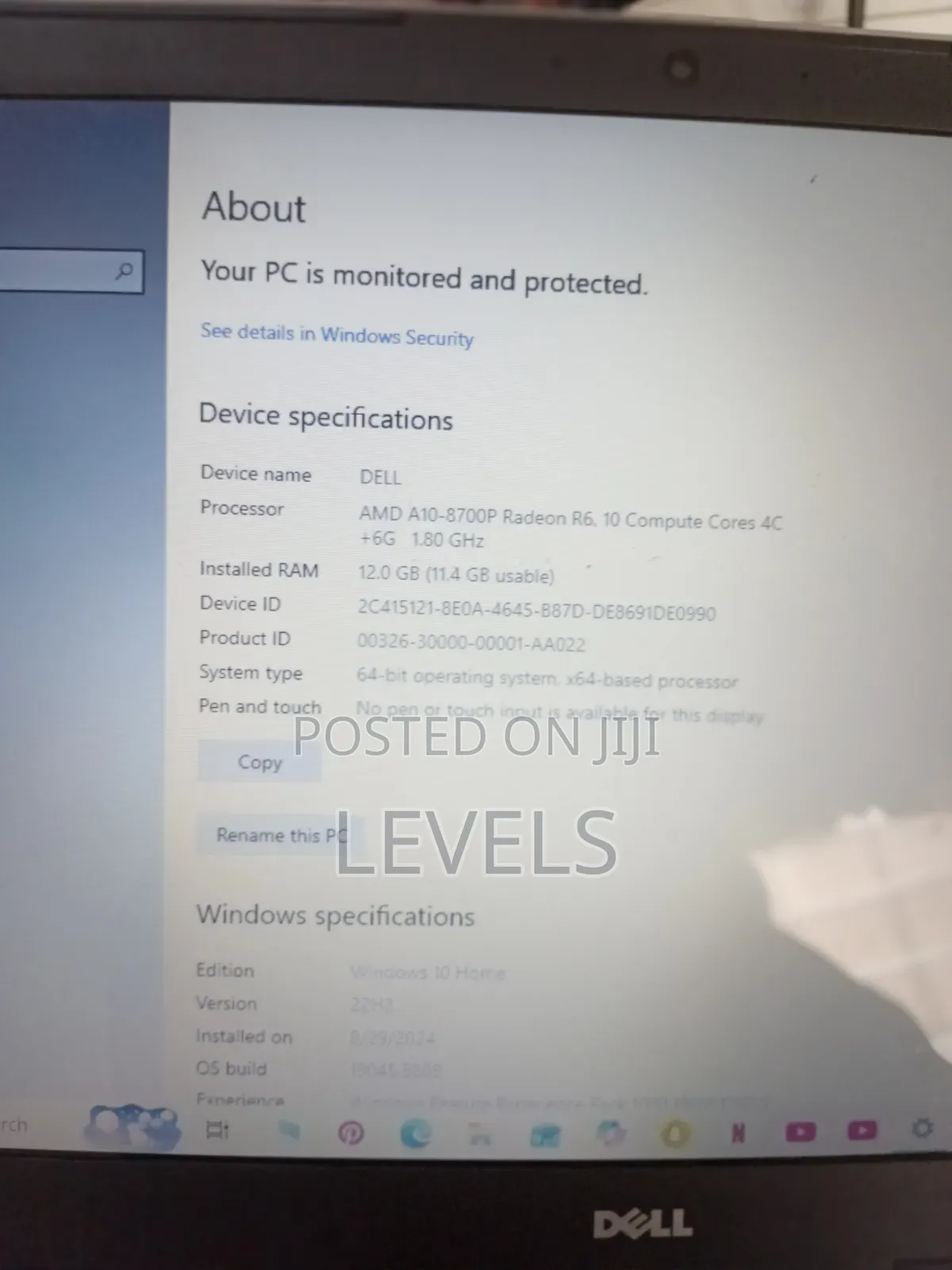 Laptop Dell Inspiron 15 12GB AMD A10 HDD 1T