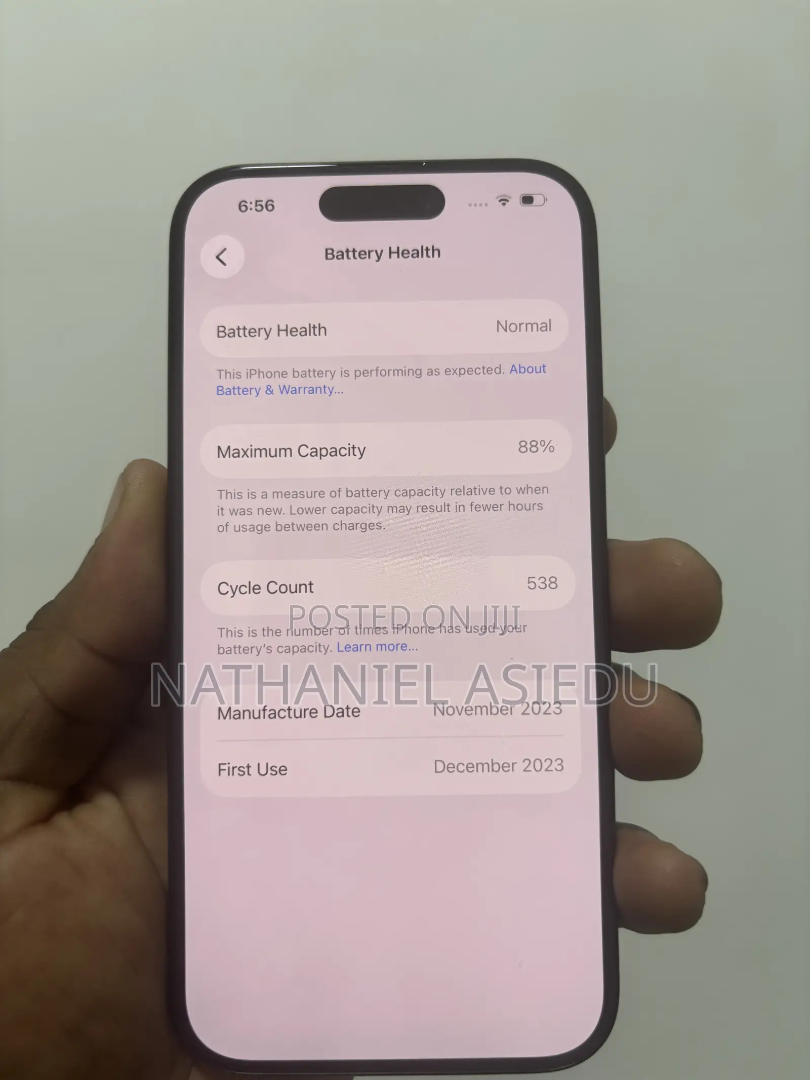 Apple iPhone 15 Pro 128 GB Black