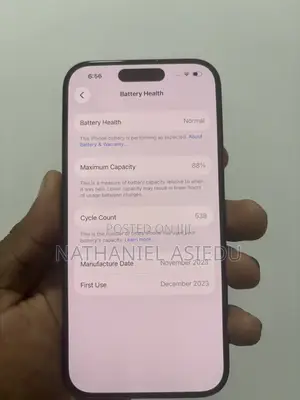 Apple iPhone 15 Pro 128 GB Black