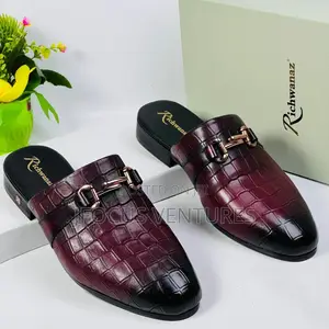 Richwanaz Wine Leather Halfshoe