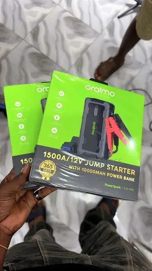 Oraimo PowerSpark 12V Car Jump Starter With 10000mAh Power Bank