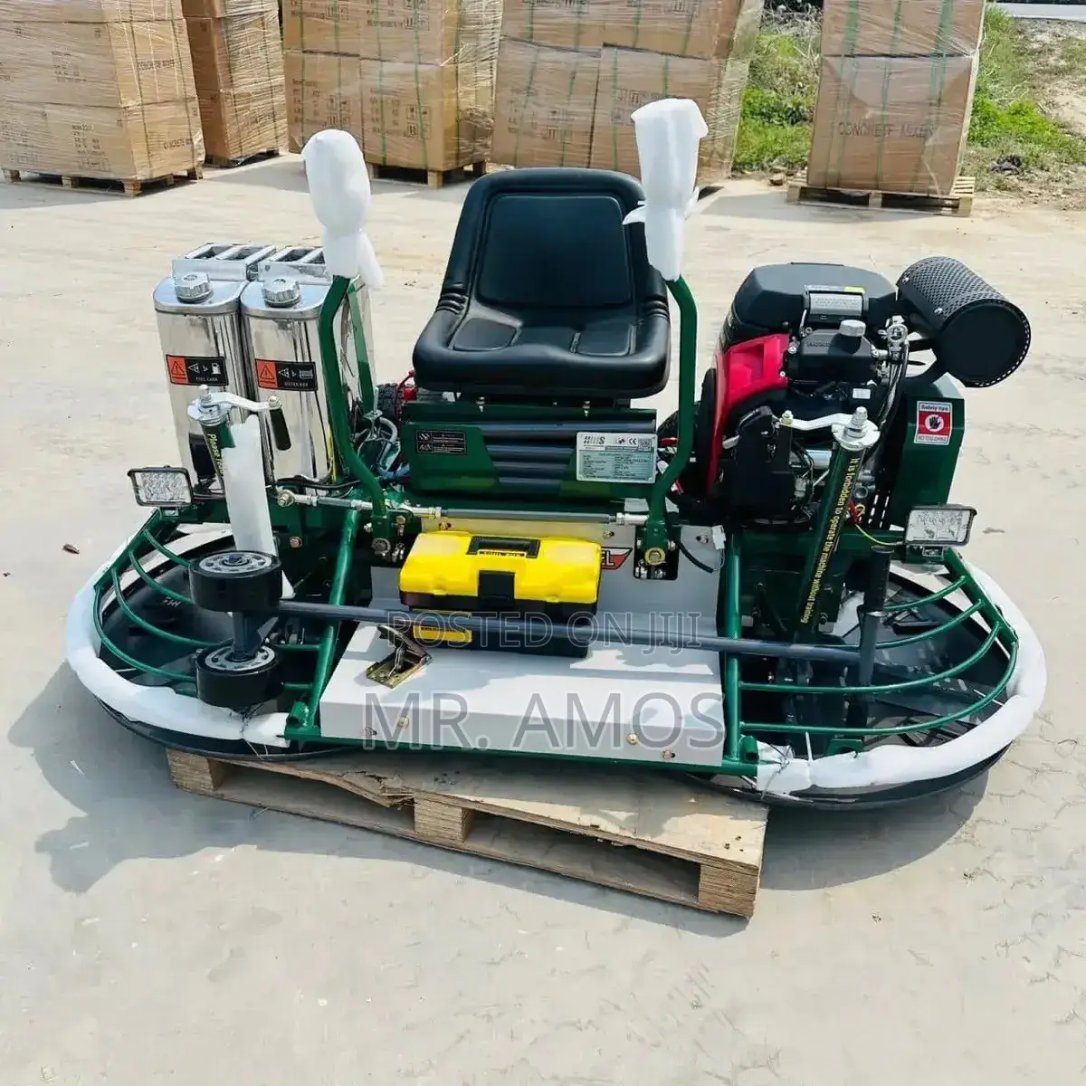 13HP Gasoline Ride-on Power Trowel/Key Start Honda Engine - WQMD1A30