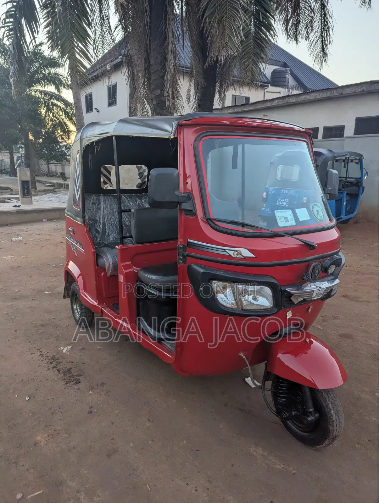 TVS King Deluxe Plus iTouch Start 2025 Red