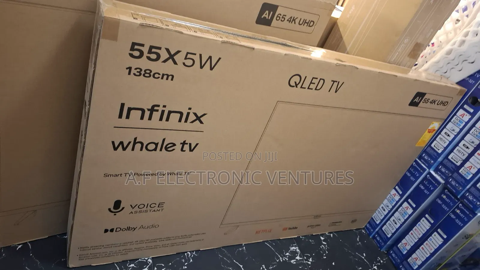 Infinix AI 55-Inch QLED UHD Android Smart TV