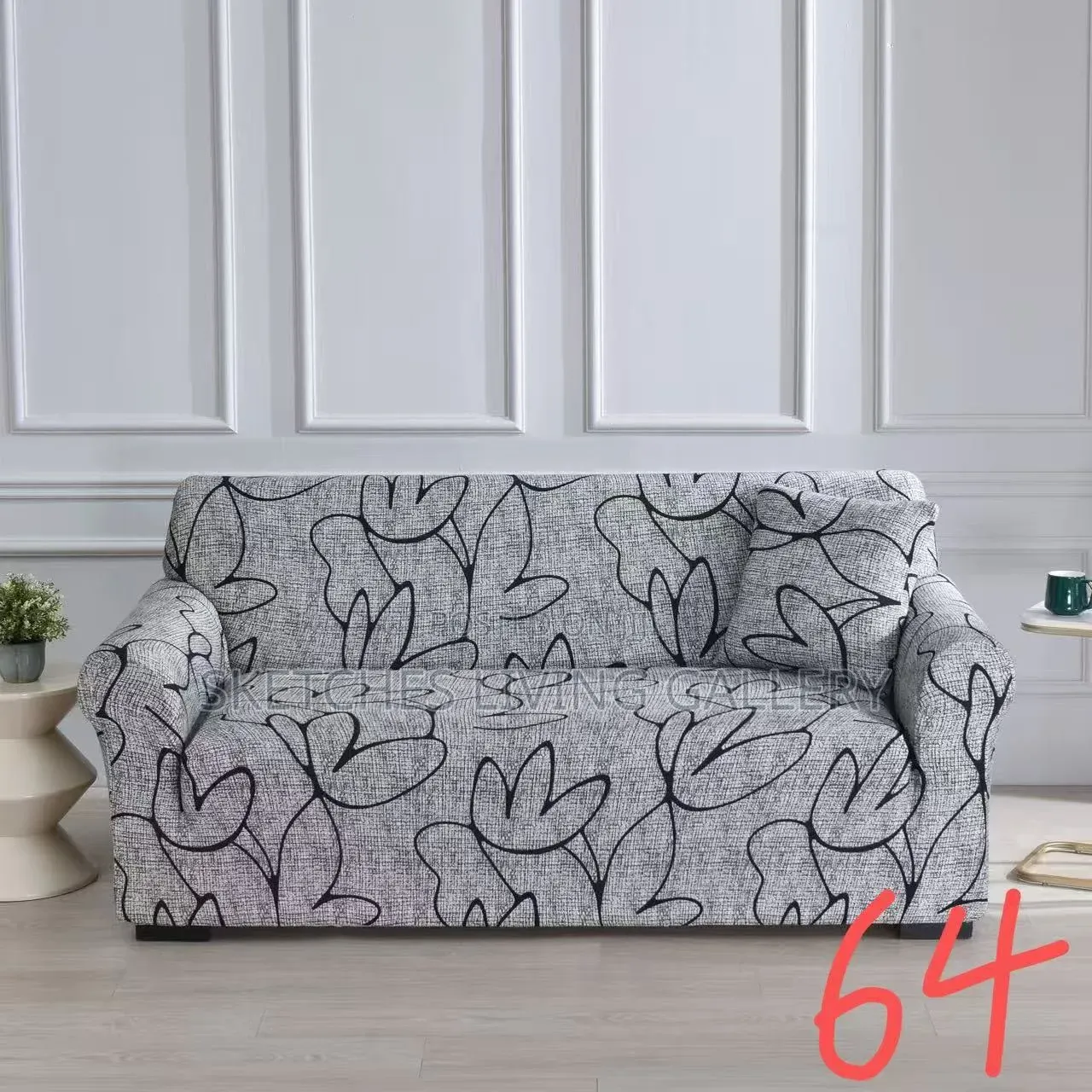 Stretchable Sofa Covers: Available in Different Colours Sizes.