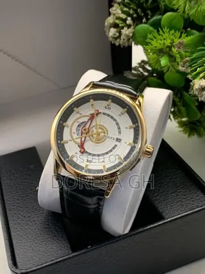 Rolex Leather Watch – Men’S Classic Watch With Leather Strap in Ghana