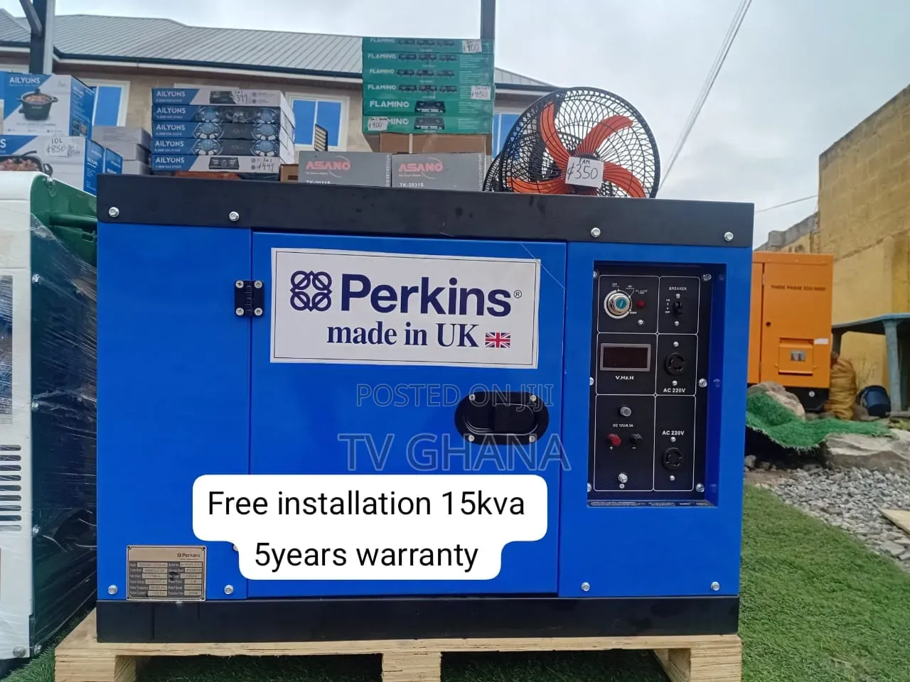 Perkins 15kVA Generator – Quality Diesel Power for Home15kva