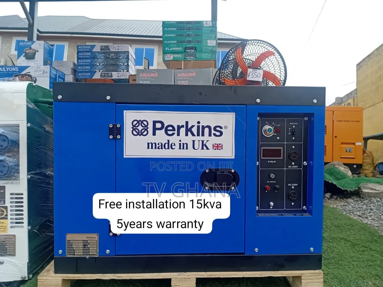Perkins 15kVA Genset – Reliable Electricity Backup for Home, 15kva