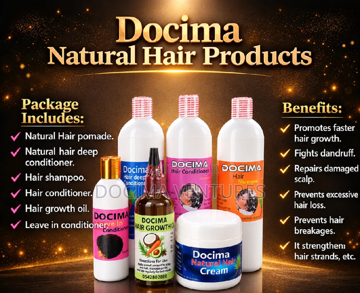 Docima Natural Hair Products (Set)
