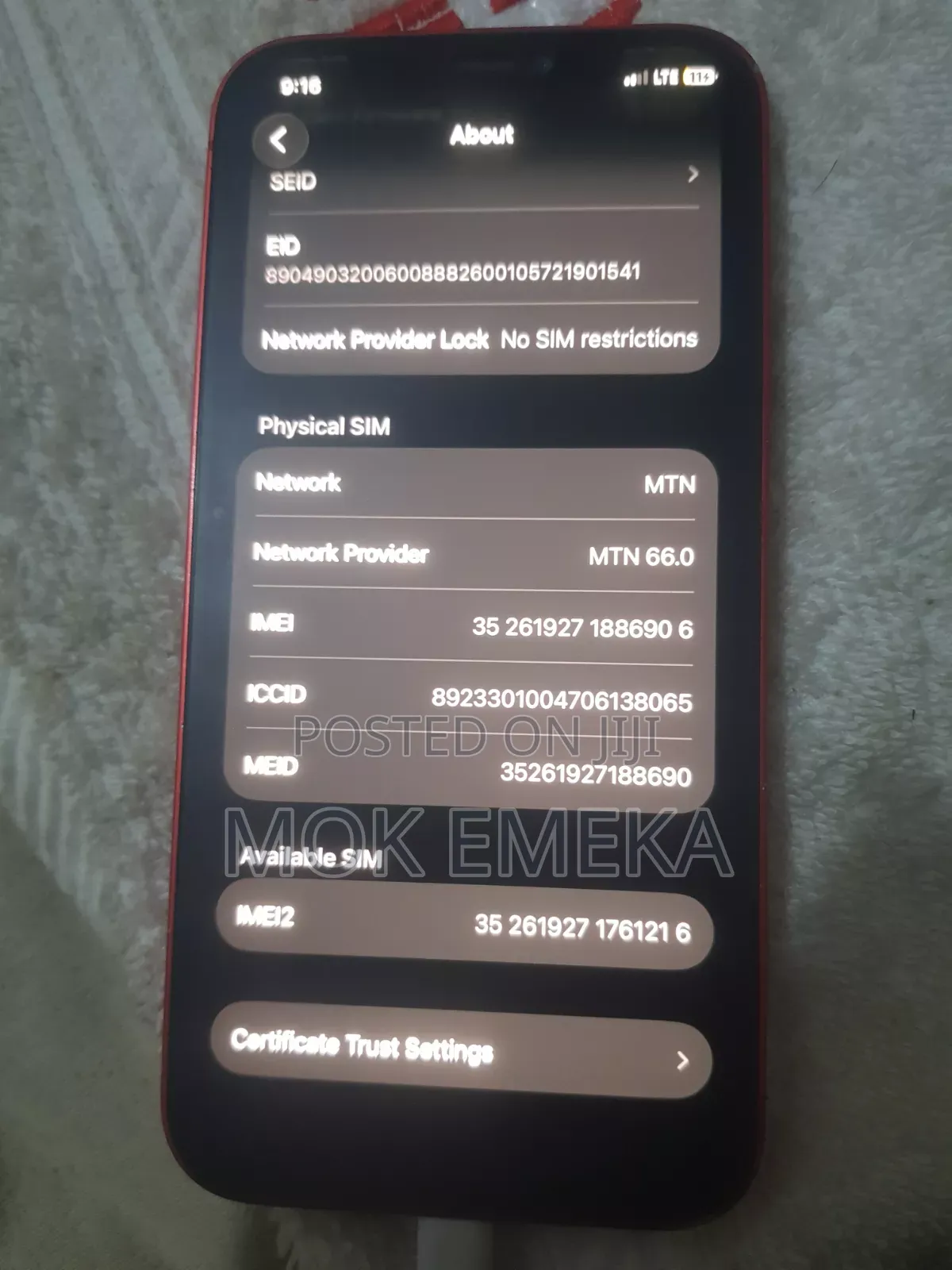 Apple iPhone 12 128 GB Red